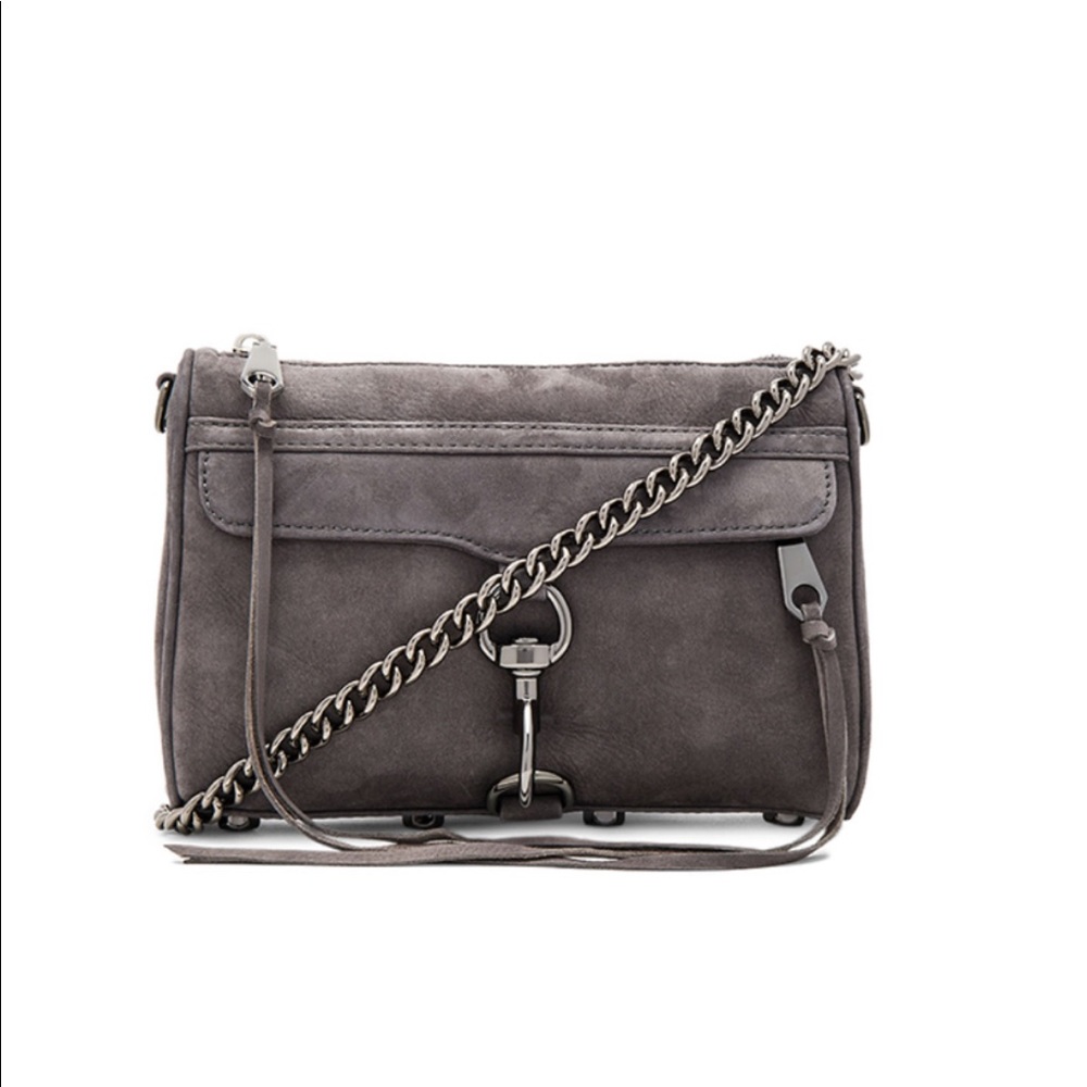 Rebecca Minkoff Mini Mac Dark Gray Crossbody Bag